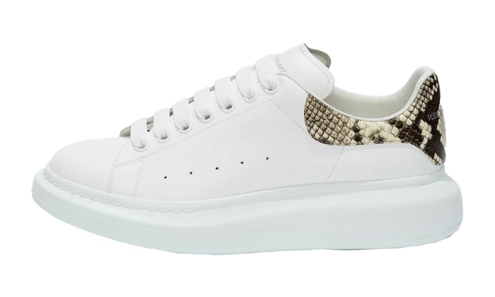 Alexander McQueen Pitone Oversize Bianco Naturale (donna) originali su DripMilan | Sneaker Autentiche