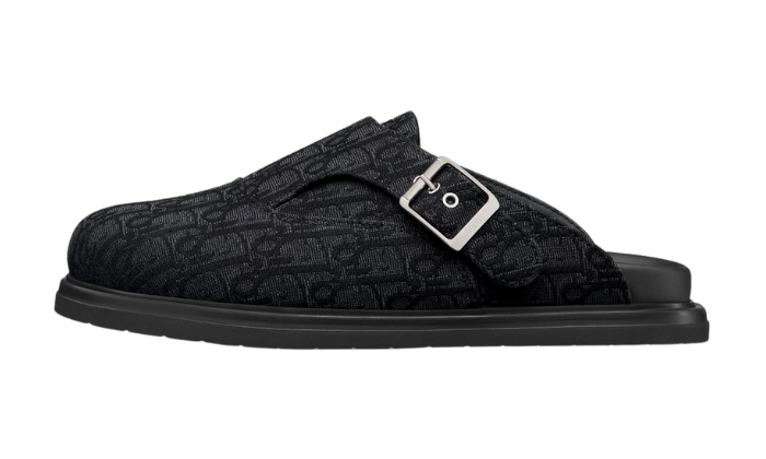 Ciabatte Sabot Aqua Jacquard Oblique nero originali su DripMilan | Sneaker Autentiche