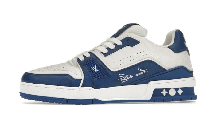 Louis Vuitton Signature Blu Bianco originali su DripMilan | Sneaker Autentiche