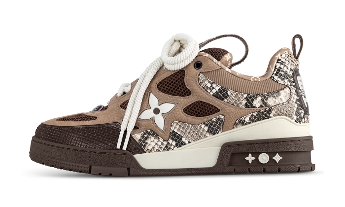 Louis Vuitton Skate Brown Snakeskin originali su DripMilan | Sneaker Autentiche