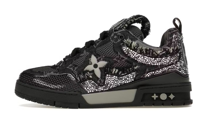 Louis Vuitton Skate Nero Swarovski Monogran originali su DripMilan | Sneaker Autentiche