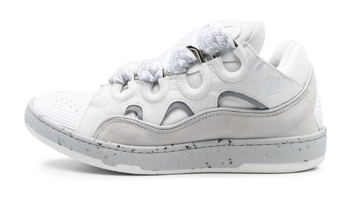 Lanvin Sneaker Curb Bianca e Grigia originali su DripMilan | Sneaker Autentiche