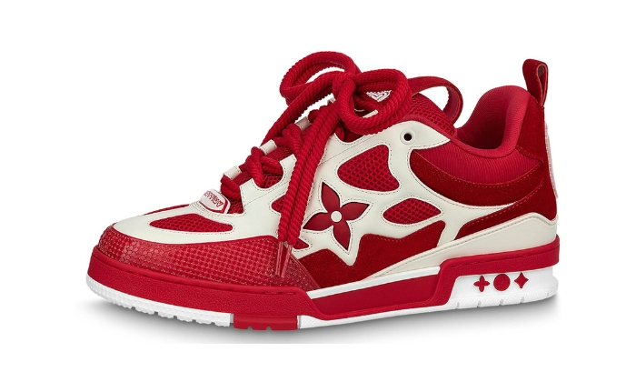 Louis Vuitton Sneaker Skate Rosso Bianco originali su DripMilan | Sneaker Autentiche