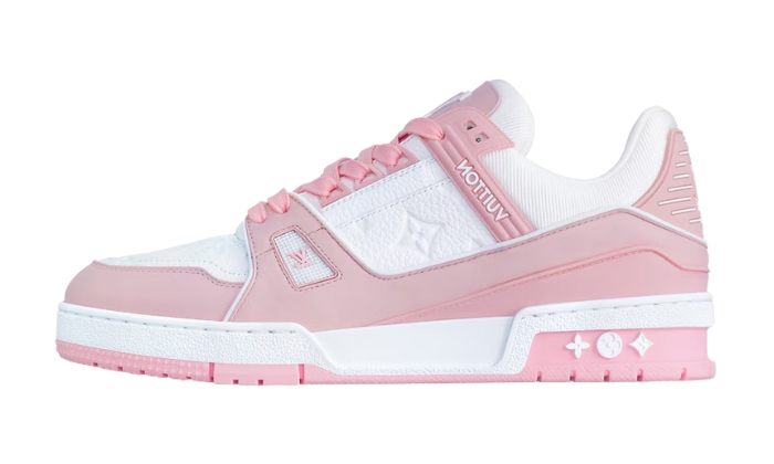 Louis Vuitton Sneakers Rosa / Bianco originali su DripMilan | Sneaker Autentiche