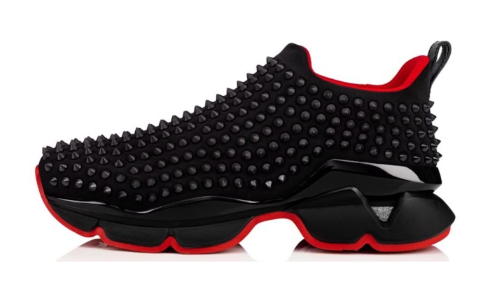 Christian Louboutin Spike Calzino Nero Rosso originali su DripMilan | Sneaker Autentiche