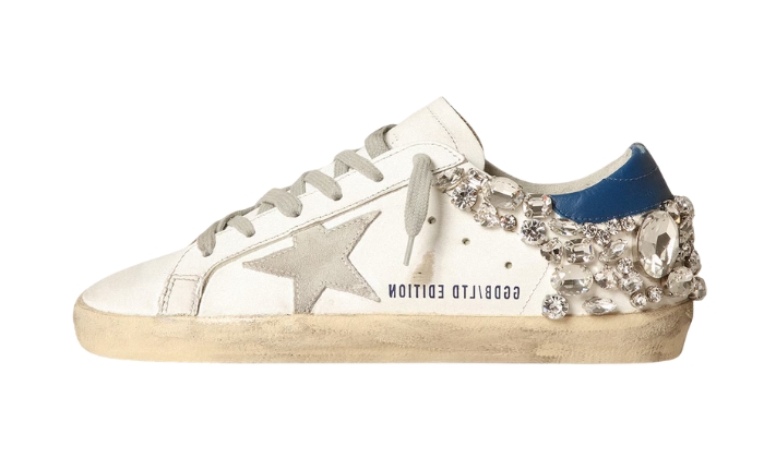 Golden Goose Super-Star Con Decorazione In Pietre Swarovski originali su DripMilan | Sneaker Autentiche