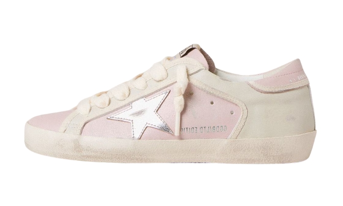 Golden Goose Super-Star LTD Rosa Con Stella Argento originali su DripMilan | Sneaker Autentiche