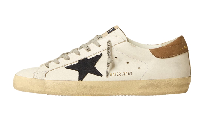 Golden Goose Super-Star with midnight-blue canvas star originali su DripMilan | Sneaker Autentiche