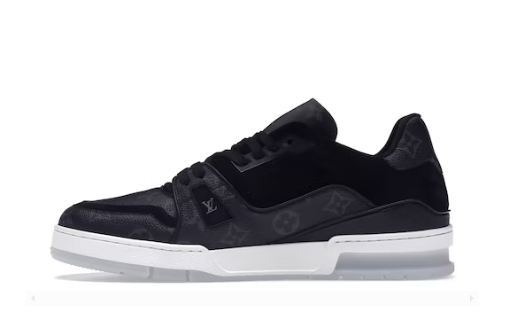 Louis Vuitton Trainer Black Monogram originali su DripMilan | Sneaker Autentiche