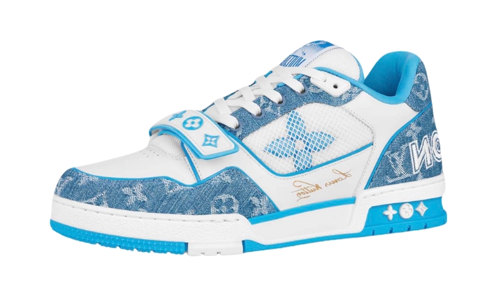 Louis Vuitton Trainer Rubber sole Blue originali su DripMilan | Sneaker Autentiche