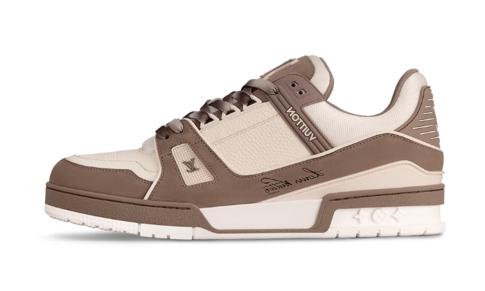 Louis Vuitton Trainer Taupe Brown originali su DripMilan | Sneaker Autentiche