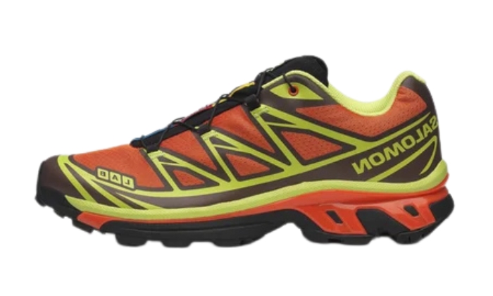Salomon XT-6 Arancione/Giallo originali su DripMilan | Sneaker Autentiche